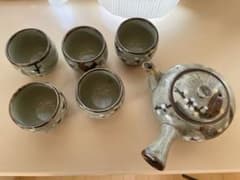 急須　湯呑み　茶托　セットのサムネイル
