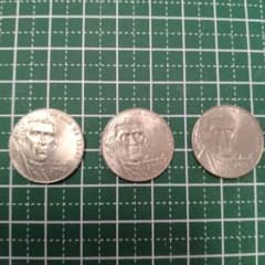 アメリカ5セント硬貨(ジェファーソン) 3枚セット 2004, 07, 11年