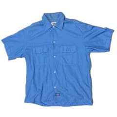 Dickies 半袖ワークシャツ ブルーのサムネイル
