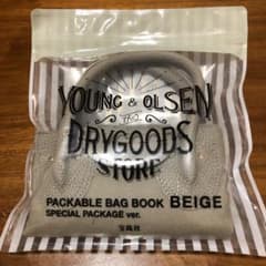 YOUNG & OLSEN ヤングアンドオルセン　ムック本トートバッグ　ベージュのサムネイル