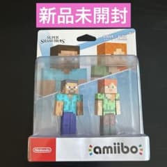 [신품 미개봉] amiibo 더블 세트 스티브/알렉스 (대난투스…