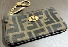 FENDI ズッカ柄 コインケース 小銭入れ ミニポーチ ブラウン - メルカリ