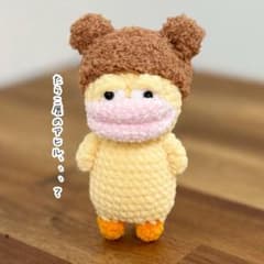 あみぐるみ　アヒル　たらこ唇　クセ強　くまのサムネイル