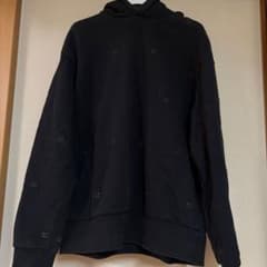 MONCLER ブラック フード付きパーカー - メルカリ