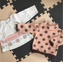 女の子冬トレーナー 80cmのサムネイル