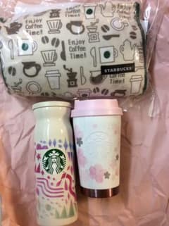 スターバックス タンブラー 2個とクッションのサムネイル