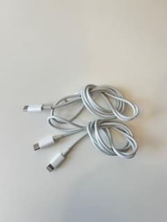iPhone 正規品　充電器　ケーブル2つ - 2