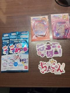 ホロライブモバイルステッカー&アクリルブロックセット
