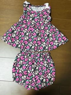 ベビー服 キッズ服 セットアップ 90 トップス春 夏 旅行 夏休み 美品のサムネイル
