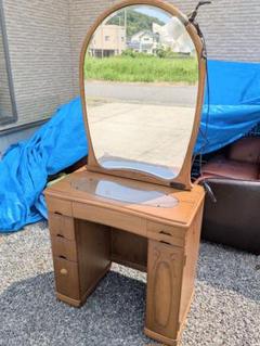 【SAWA】鏡台　アンティーク　古家具　昭和レトロ　木製　ドレッサー SAWA様専用】鏡台 アンティーク 古家具 昭和レトロ 木製 ドレッサー