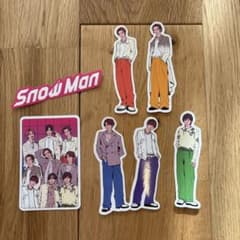 SnowMan ポップアップ ステッカーのサムネイル