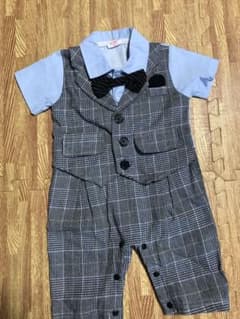 男の子 フォーマル ロンパース　スーツ風　80サイズのサムネイル