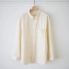 【Refomed】WRIST PATCH WIDE SHIRT オフホワイト　2