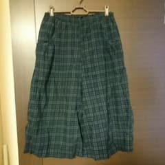 新品♪チェック キュロットスカートのサムネイル