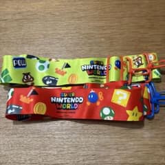 SUPER NINTENDO WORLD ストラップ 2本セットのサムネイル
