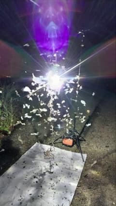 HIDライトトラップお作りします★紫外線放出加工済★連絡用 HIDライトトラップ 35W 紫外線放出加工済 - メルカリ