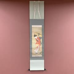 美品 掛け軸 上村松園筆「志ぐれ」四季美人画 名画 浮世絵 - メルカリ