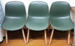 デンマーク/HAY【椅子/ABOUT A CHAIR】3脚セット Greenのサムネイル