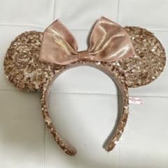 カチューシャ　ピンクゴールド　スパンコール　Disneyのサムネイル