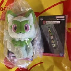 一番くじ Pokémon ポケモン G賞 パルデア ニャオハ ぬいぐるみのサムネイル