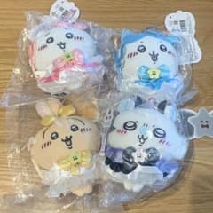初代 まじかるちいかわ マスコット ハチワレ うさぎ モモンガ 4点