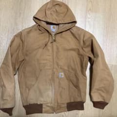 Carhartt フード付きブラウンジャケット Sのサムネイル