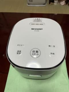2024年製】SHARP 炊飯器 3合炊き KS-CF05B-W ホワイト - メルカリ