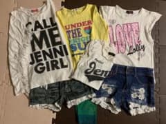 女の子120〜140 まとめ売り　ジェニィLove Lolly他　春夏girl♡のサムネイル