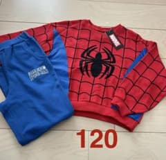 Brand new Littc Spider-Man costume set (long-sleeved shirt and long pants), size 120.