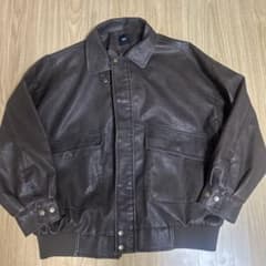 ダークブラウン レザージャケットのサムネイル