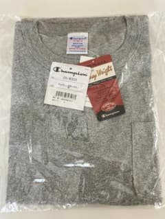 チャンピオン T1011 ポケット Tシャツ C5-B303 グレー Mのサムネイル