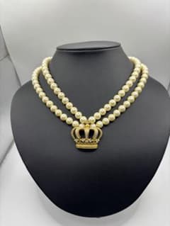 JESUS DIAMANTEの王冠パールネックレス JESUS DIAMANTE