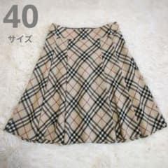 バーバリーロンドン ノバチェック スカート Lサイズ 40 ベージュ