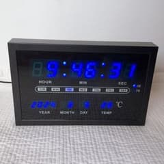 ニトリ デジタル時計 壁掛け時計のサムネイル