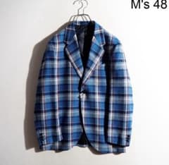 NEAT 25AW CHECK LOCKSMITH JACKET ブルー 48 - メルカリ