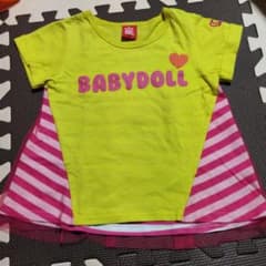 Tシャツ　ベビードール　BABYDOLL　110cmのサムネイル