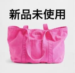 新品未使用】GAP キャンバストートバッグ ピンク 正規品 - メルカリ
