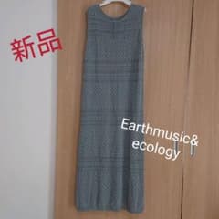 Earthmusic&ecology 透かし編みワンピース 新品未使用品のサムネイル