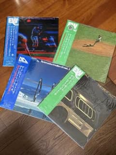 LP12in国内盤ザグレイトジャズトリオ4枚/盤ジャケ帯解説切れ書き込み