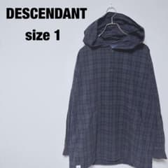 DESCENDANT（ディセンダント）｜アノラック チェック プルオーバー DESCENDANT チェック柄 フード付き シャツパーカー アノラックパーカー