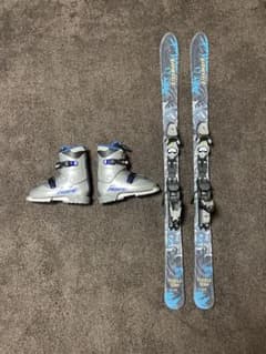 子供用 スキー板 128cm ブーツ付きのサムネイル