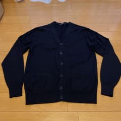 ネイビー Vネックカーディガンのサムネイル