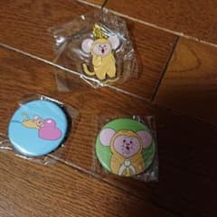 アキラメザル 缶バッジ&キーホルダー3個セットのサムネイル