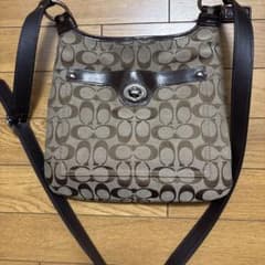 COACH シグネチャー ショルダーバッグ ブラウンのサムネイル