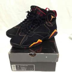【27cm】NIKE エアジョーダン7 レトロ BLACK/CITRUSのサムネイル