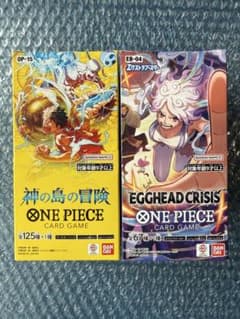 神の島の冒険、エッグヘッドクライシス　テープ付き　6box 【新品未開封】 ワンピースカードゲーム エッグヘッドクライシス 神の島の冒険 テープ