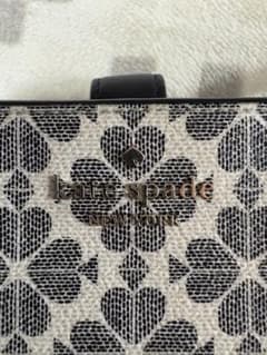 kate spade 二つ折り財布 ホワイト/ブラックのサムネイル