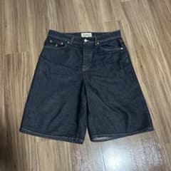 美品STUSSY RAW DENIM BIG OL' SHORTS 30inchのサムネイル