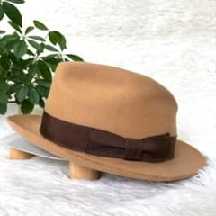 極美品】CA4LA 中折れ ウール フェルト ハット キャメル - メルカリ