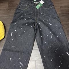 Like What Make It ペイントデニムパンツのサムネイル